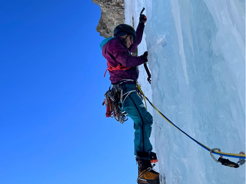 Cascade de glace - Bureau des Guides de Tignes