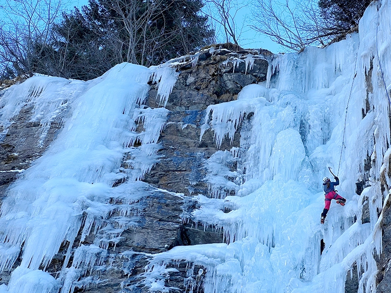 Cascade de glace - Bureau des Guides de Tignes